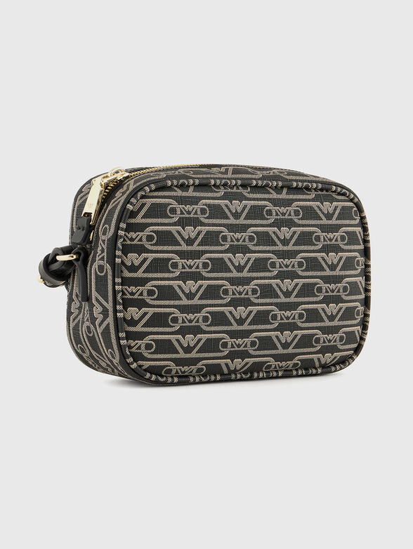 Crossbody bag with monogram print - 4