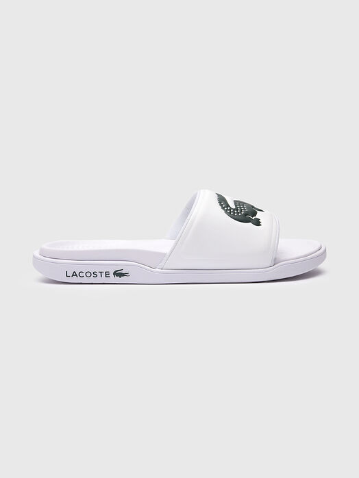 CROCO DUALISTE black beach slippers