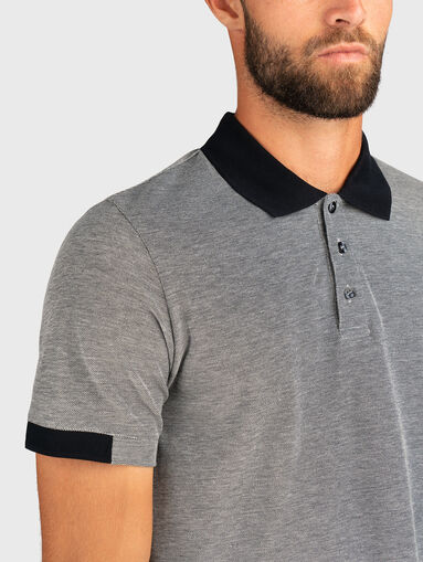 Short sleeved cotton polo shirt - 4