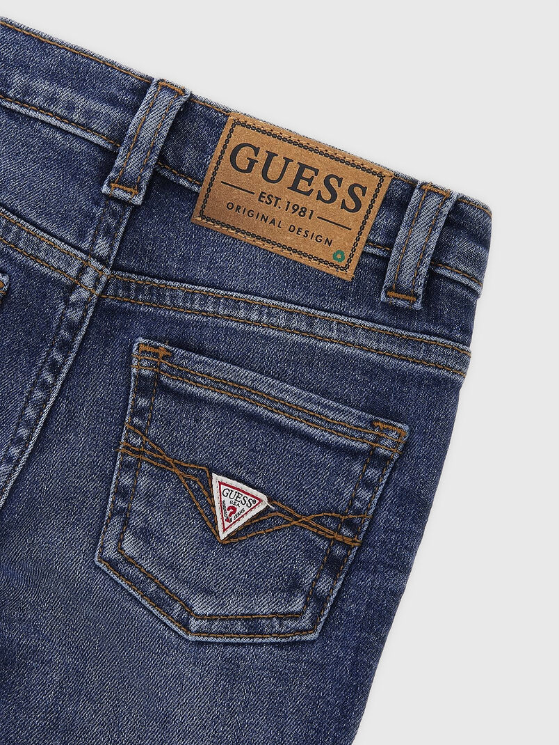 Skinny dark blue jeans - 3