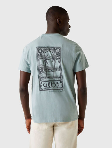 PARADISE cotton T-shirt with accent print - 3