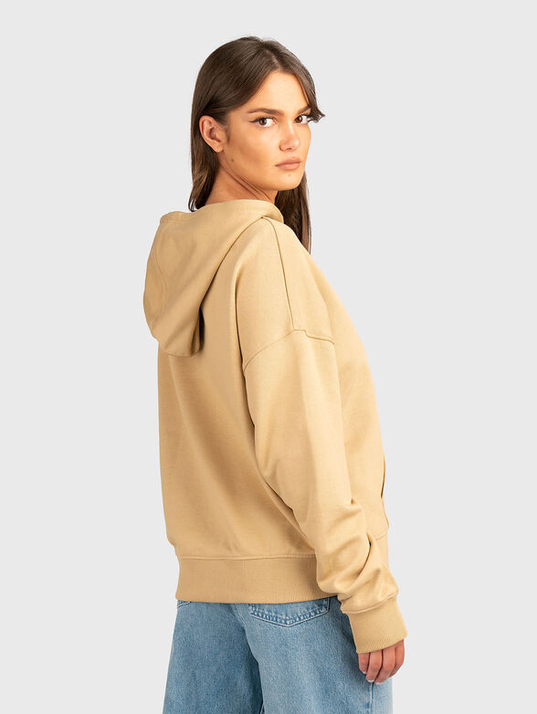 Sweatshirt with hood and embroidered logo - 3