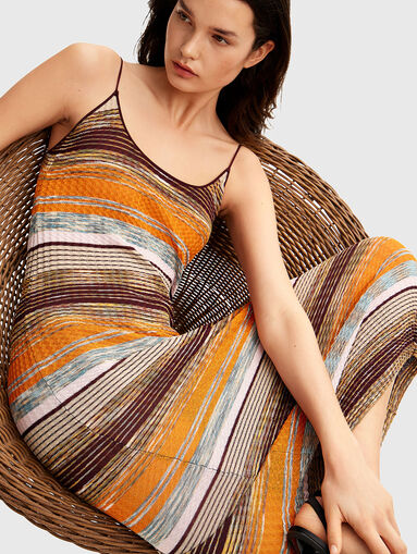 Multicolored knit dress - 4