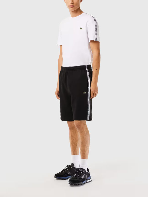 Cotton blend shorts  - 0