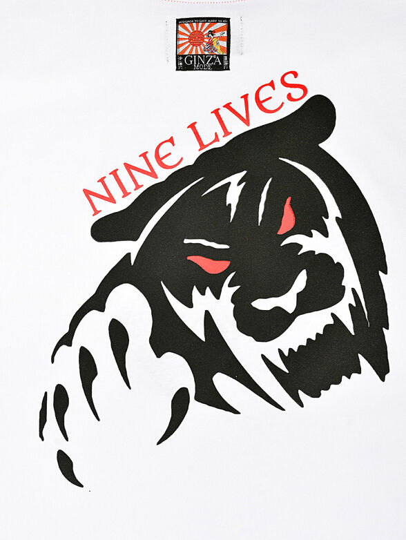 TV003 Cotton t-shirt in white color with print - 6