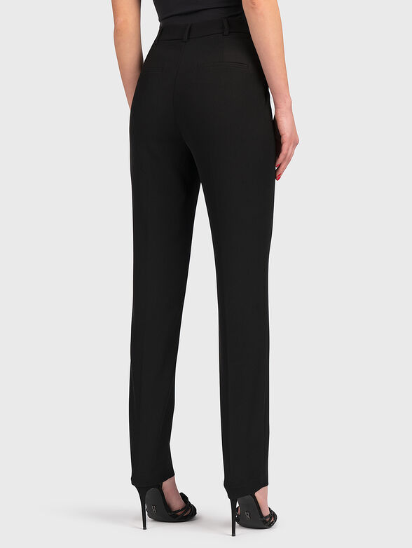 ZOE black high-waisted trousers - 2