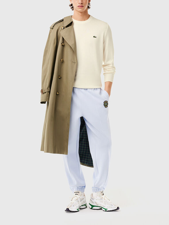 Crew neck cotton sweater - 2