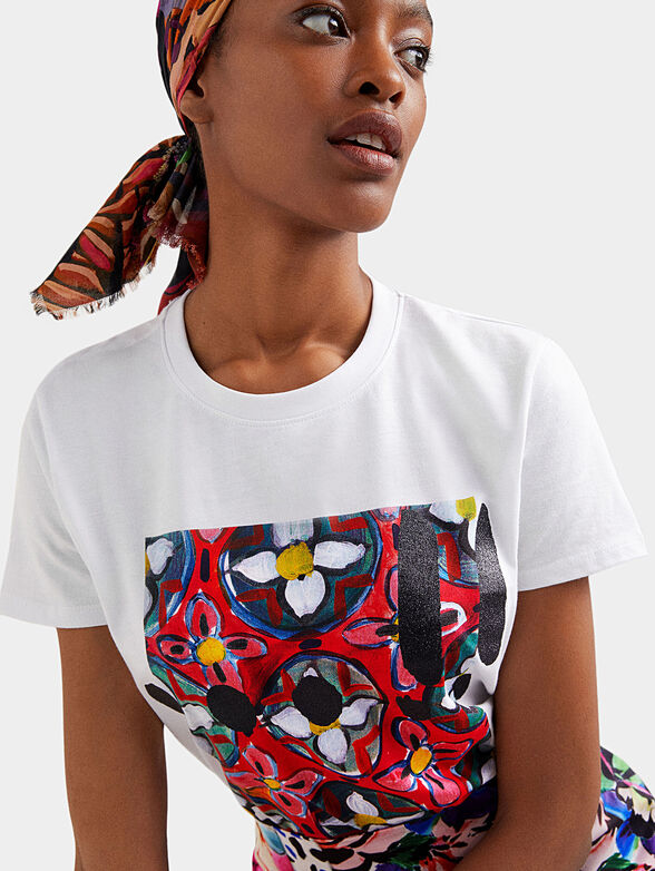 BIARRITZ PATCH T-shirt with art print - 3