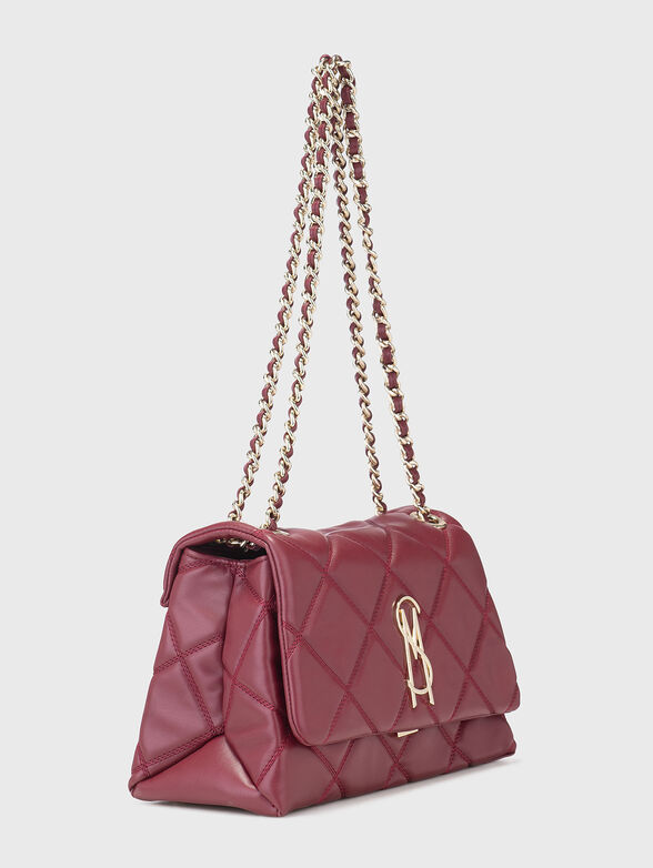 Bag with long strap in beige - 4