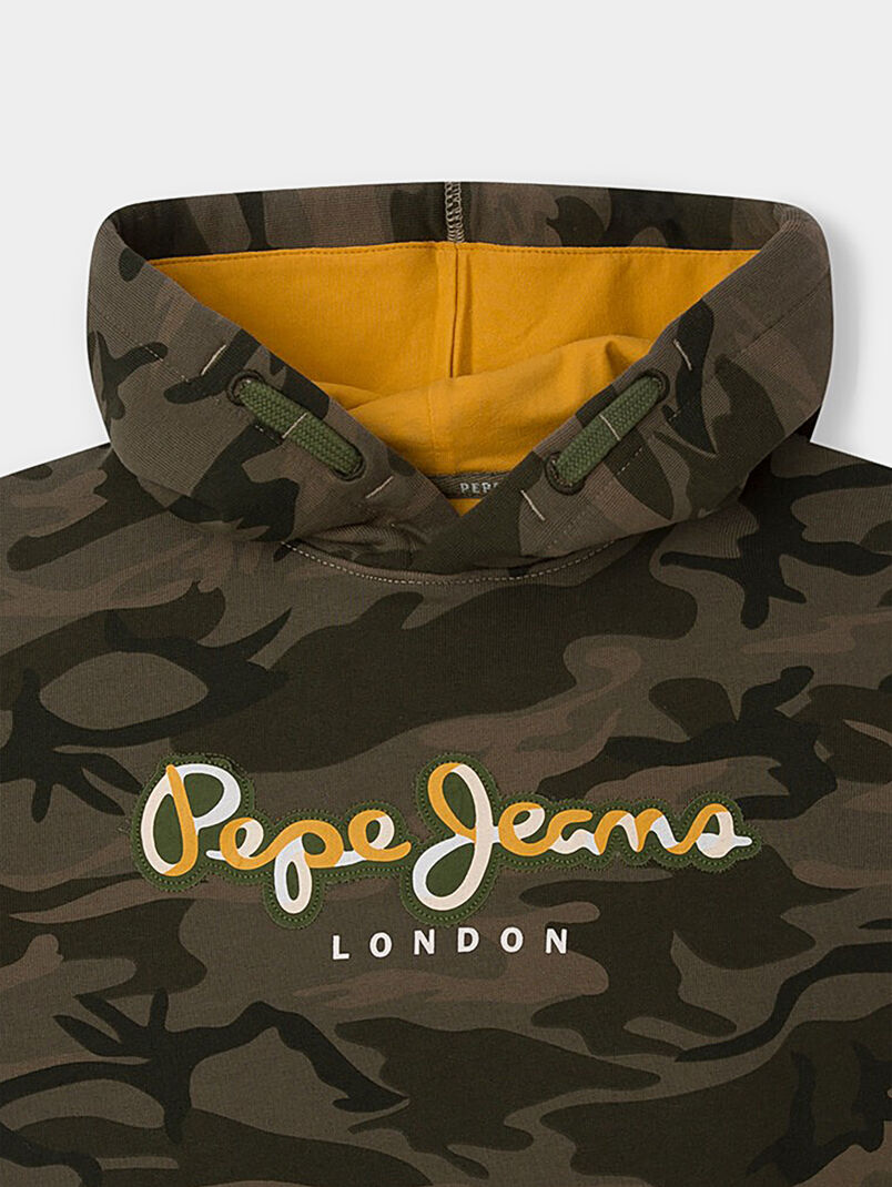 ORAN hooded sweatshirt with camouflage print - 3