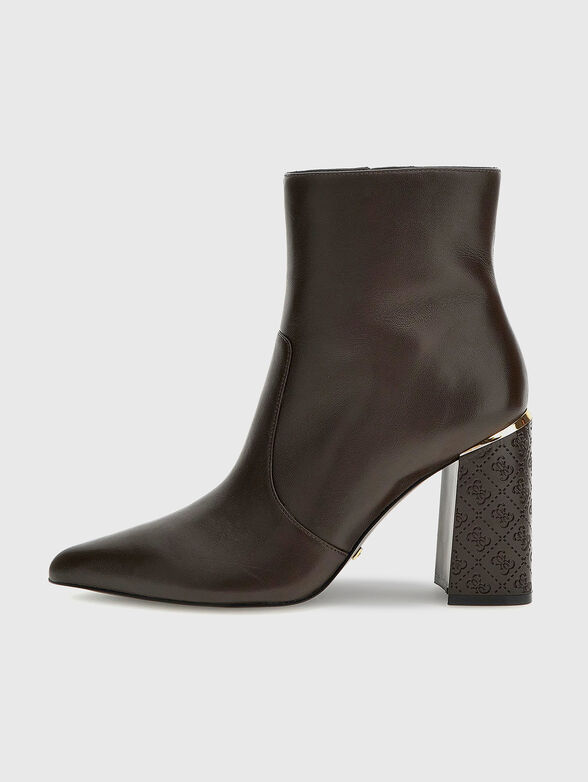 FRENKIE leather heeled boots - 1