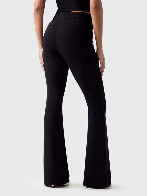 EVELINA flared pants in black - 2