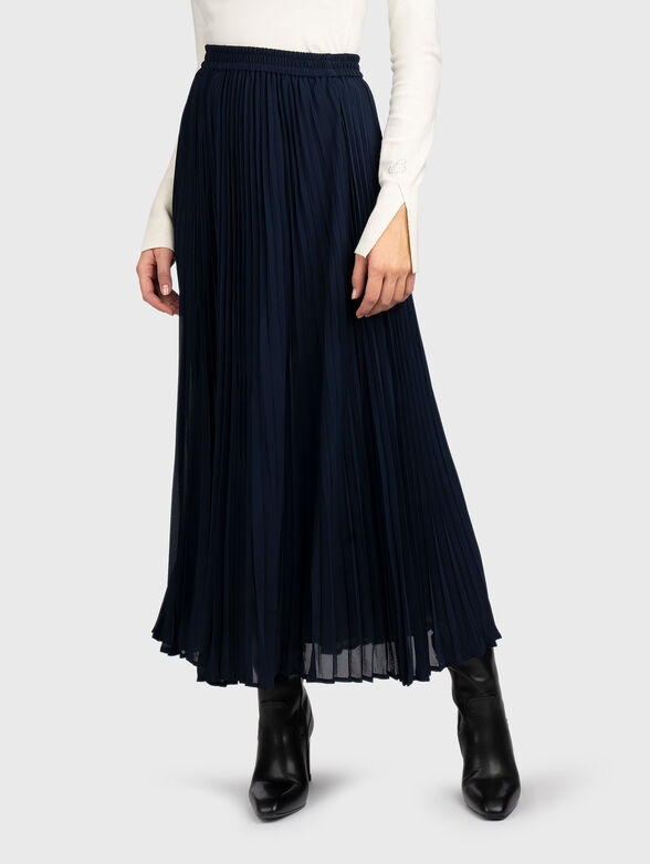 Pleated midi skirt  - 1