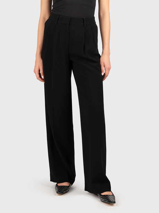 Straight trousers with high waist - 1