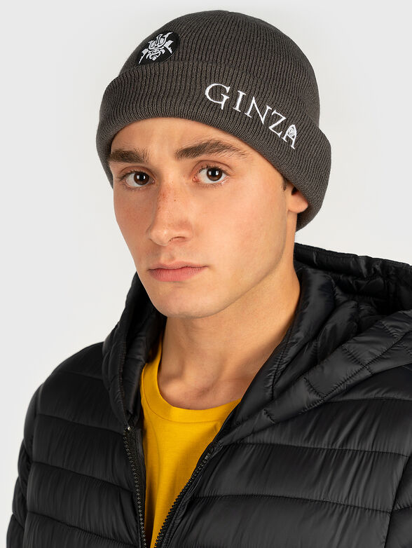 Unisex beanie in grey - 4