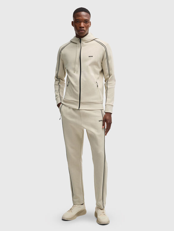 SAGGY sweatshirt with zip and hood - 2