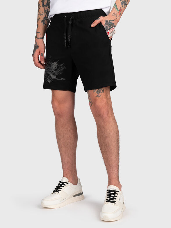 Shorts GMSH011 with logo element - 1