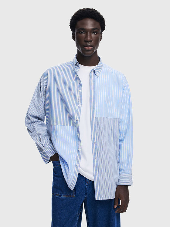 ALVA shirt with contrasting panels  - 1