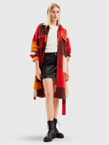 Shirt coat made of wool blend - 5