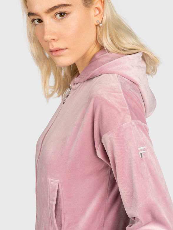 CUDREFIN grey sweatshirt with zip - 4