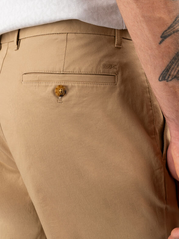 Chino pants in beige - 3