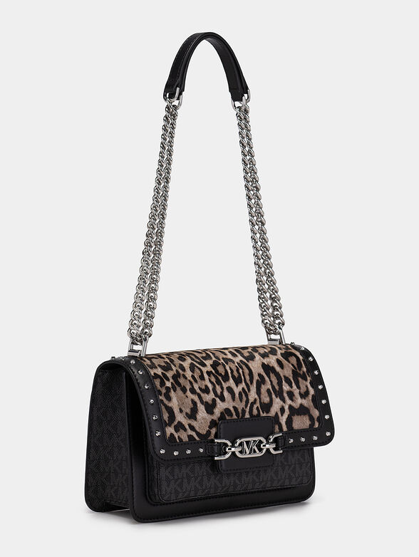 Crossbody bag with accent from animal motif - 4