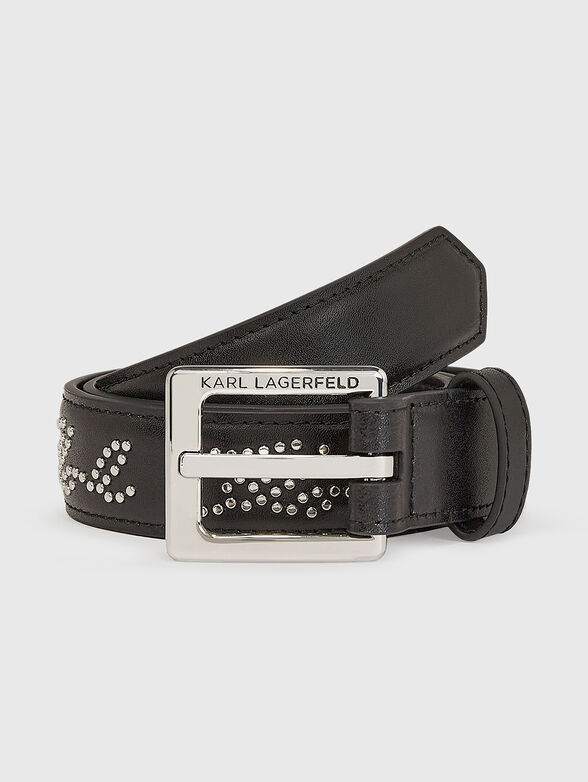 K/SIGNATURE black belt with rhinestones - 1