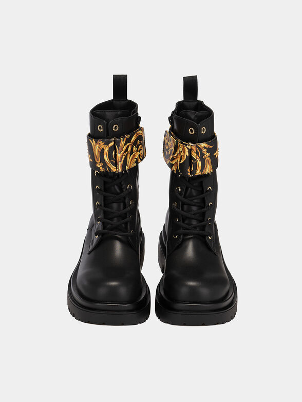 FONDO DREW ankle boots with accent baroque print - 6