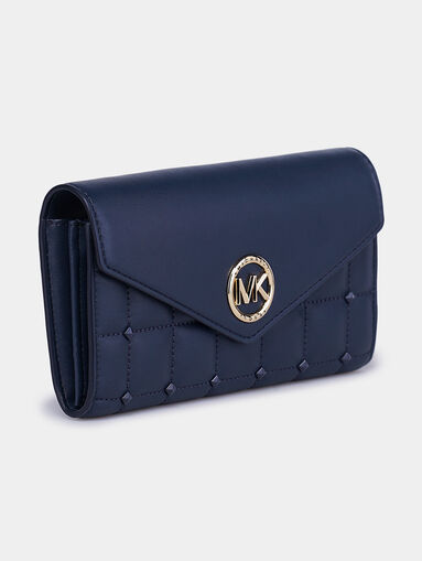 Wallet with quilted effect and logo - 4