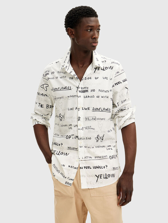 PAUL shirt with contrasting inscriptions - 1
