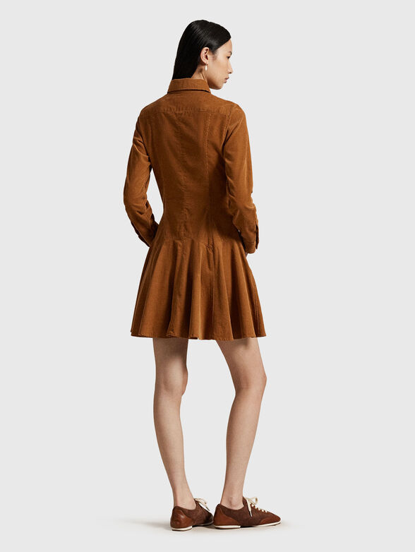 Cotton corduroy shirtdress - 2