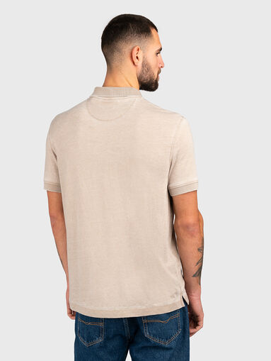 Polo shirt with short sleeves and logo - 3