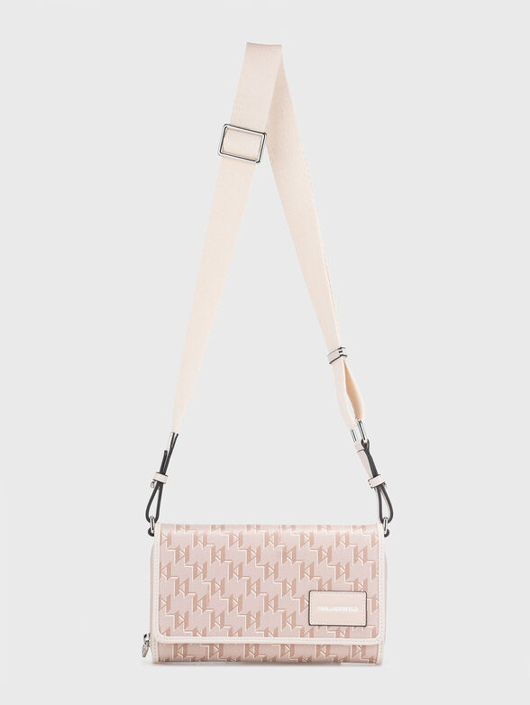 Crossbody bag with monogram logo print - 2