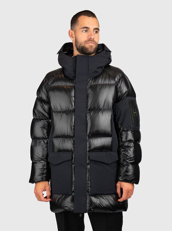 Padded jacket with hood - 1