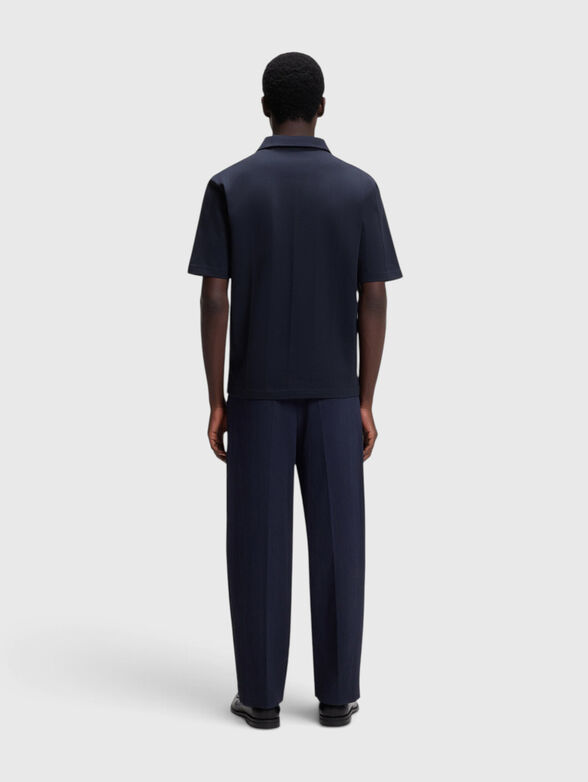 Dark blue polo shirt - 3