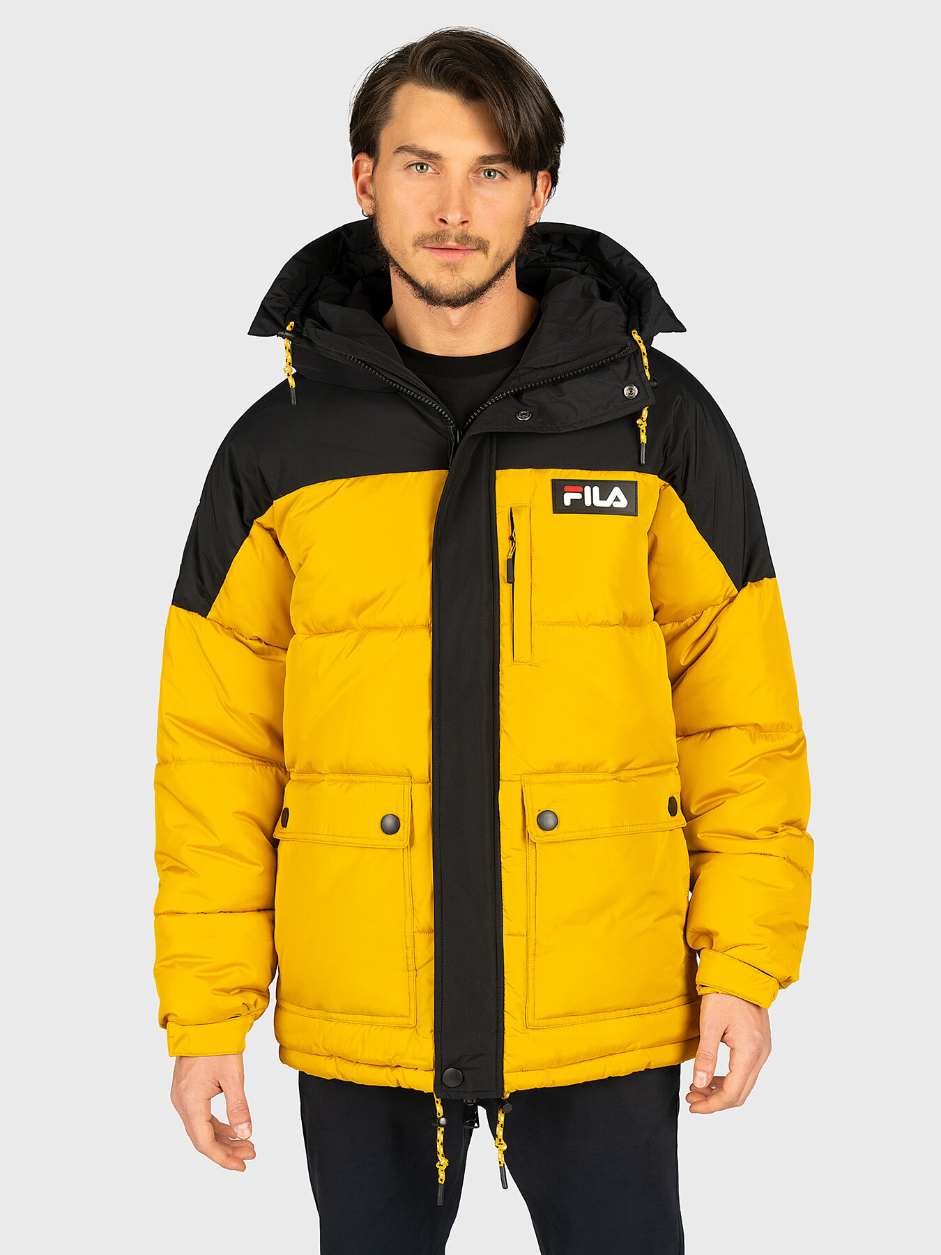 Fila windbreaker on sale yellow