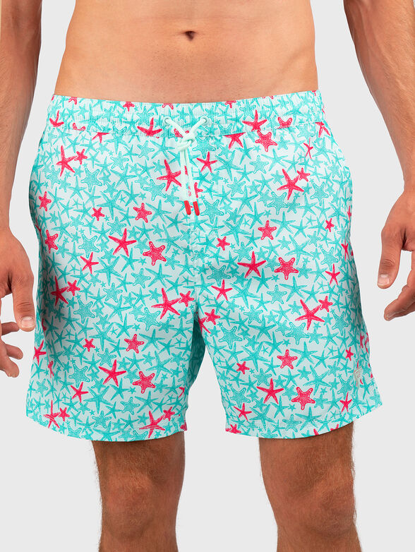 Beach shorts with starfish  - 1