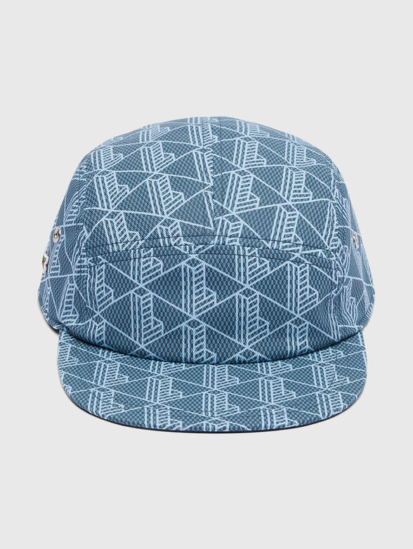Cap with visor and monogram print - 3