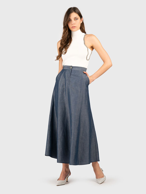 Top with high neckline and logo - 2