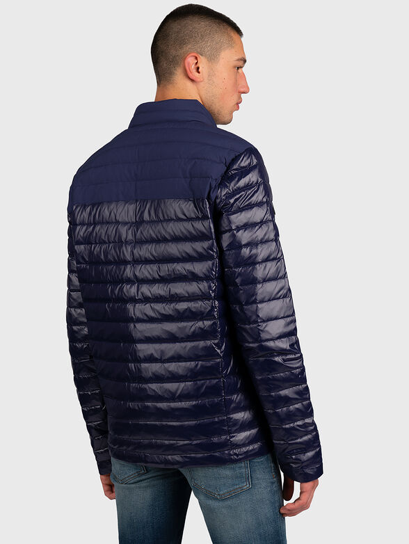 Padded jacket in blue color - 2