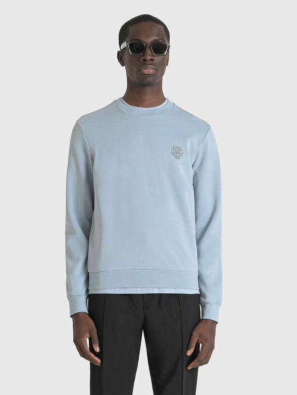 Sweatshirt in black with logo detail - 1