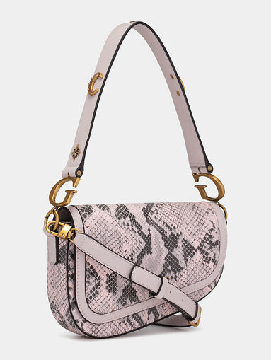 Bag with a modern snake print - 3