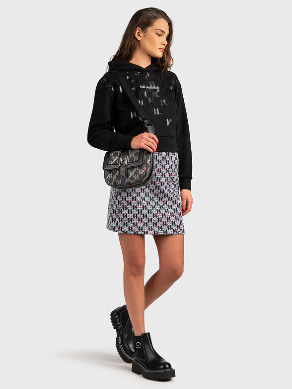 Sweatshirt with monogram logo print - 2