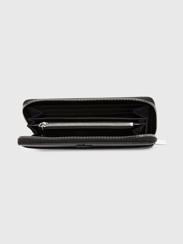 Black wallet with logo - 3