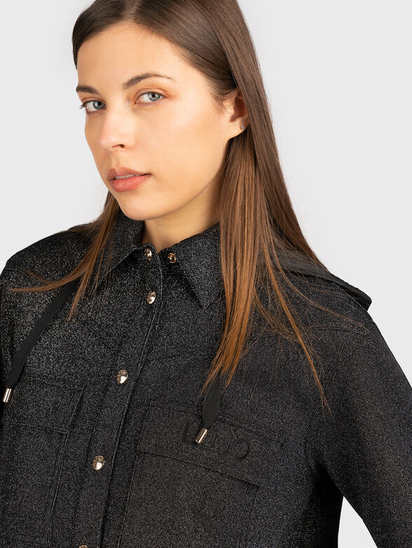 Jacket with lurex threads - 4