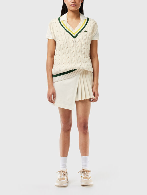 Black piqu&eacute; dress  - 4