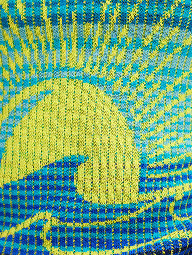 Knitted viscose blend T-shirt  - 4