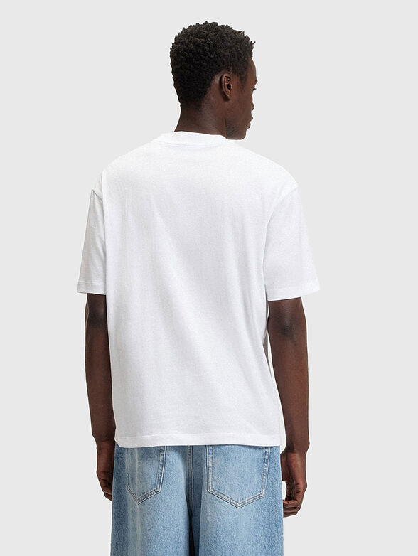 Cotton T-shirt with print - 3