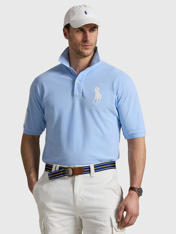 Polo shirt with short sleeves and logo - 1