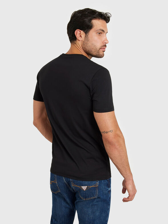 Round neck logo print T-shirt  - 3